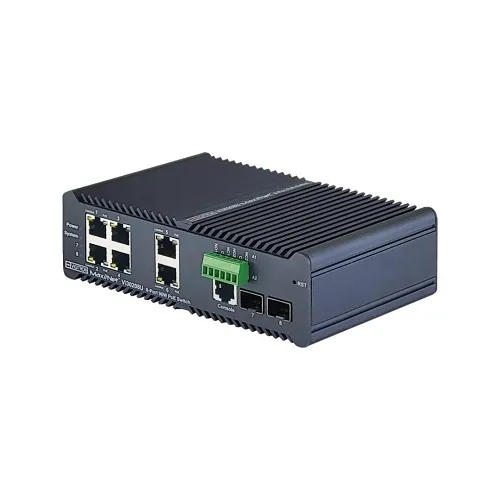 Vigitron VI30208U Hardened Managed 12-Port, L2+, 90W PoE, 1G Industrial Ring Switch