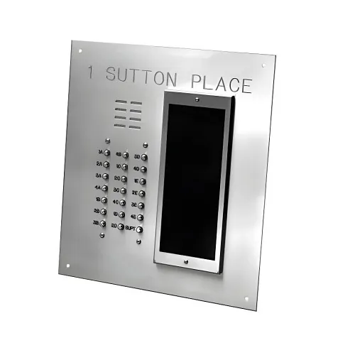 Alpha VI402/003D 3 Button VIP Panel, Flush Mount