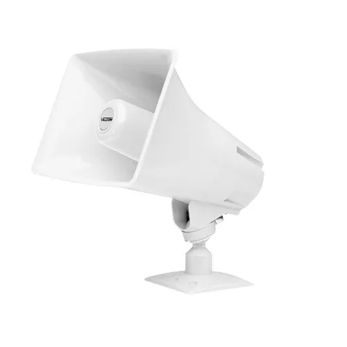 Valcom VIP-130AL-M-IC IP High-Efficiency Marine Horn with Long Line Extender, One-Way, White