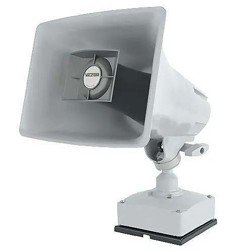 Valcom VIP-142-GY IP Horn Talkback Speaker, Gray