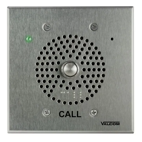 Valcom VIP-176A-IC IP Vandal-Resistant Intercom Doorplate Speaker with PoE