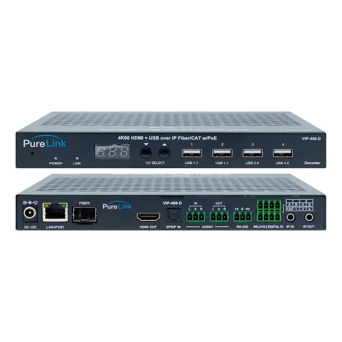 PureLink VIP-400-D Ultra HD 4K HDMI-IP Decoder