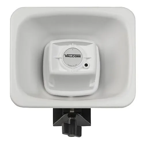 Valcom VIP-480AL-W IP One-Way FlexHorn with Long Line Extender, 400 Hz, White