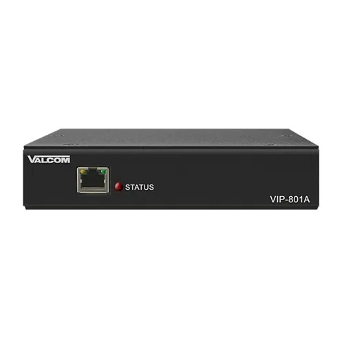 Valcom VIP-801A-V4 IP Gateway Audio Port, Network, Single Port, VIP