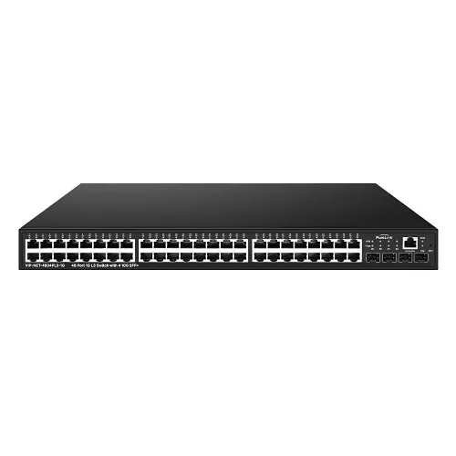 PureLink VIP-NET-4804PL3-1G PureStream L3 Network Switch, 48-Port 1000Base-T, 4-Port 1000 Base-X SFP w/POE+