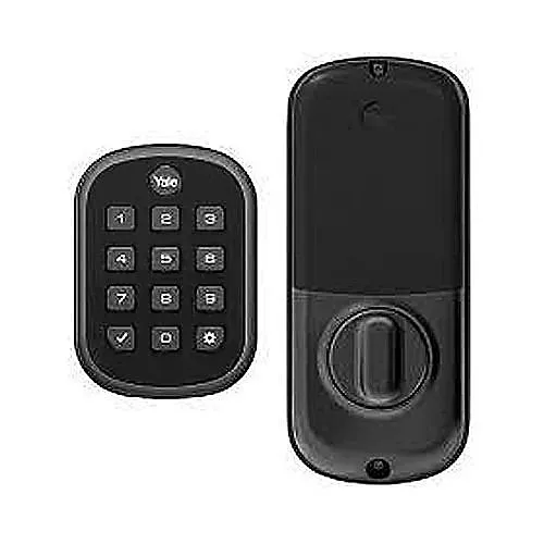 Yale VIRTUAL KIT Yale YRD136-ZW2-BSP Keypad Deadbolt with Z-Wave Plus, Black Suede, 2-Pack