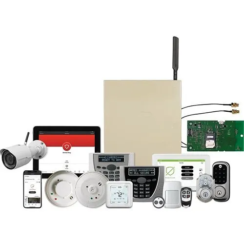 Honeywell Home VISTA-21IPLT Burglar Alarm Control Panel without Transformer, Expandable 8-Zone