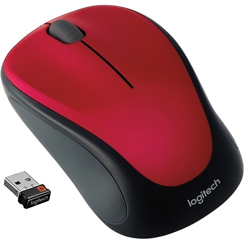 Logitech 910-002893 M317 Red Wireless Optical Mouse