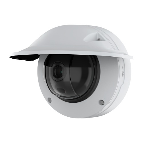 AXIS Q3536-LVE Q35 Series 4MP Outdoor Vandal Resistant Fixed Dome IP Camera, 4.3-8.6mm Varifocal Lens, White