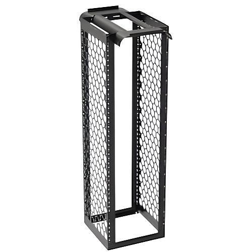 Great Lakes CMRX-45U30-B-1224 On-Board Cable Management Support 45U Rack, 84"H x 24"W x 30"D, #12-24 Tapped Uprights, Black