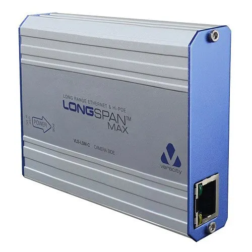 Veracity VLS-LSM-C LONGSPAN Max Camera Device Hi Power PoE Ethernet Extender