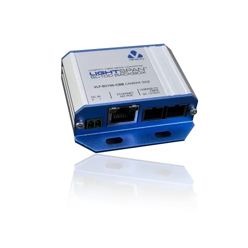 Veracity VLT-SC100-CBB LIGHTSPAN SC100 Backbox Ethernet to Fibre Media Converter, SC Connector