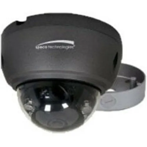 Speco VLT4DG 4MP Outdoor HD-TVI Dome Camera with Junction Box, Gray