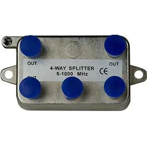 On-Q VM0104 4-Way Vertical Coax Splitter, Ghz