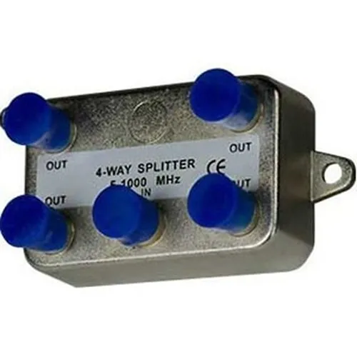 On-Q VM0104 4-Way Vertical Coax Splitter, 1 Ghz