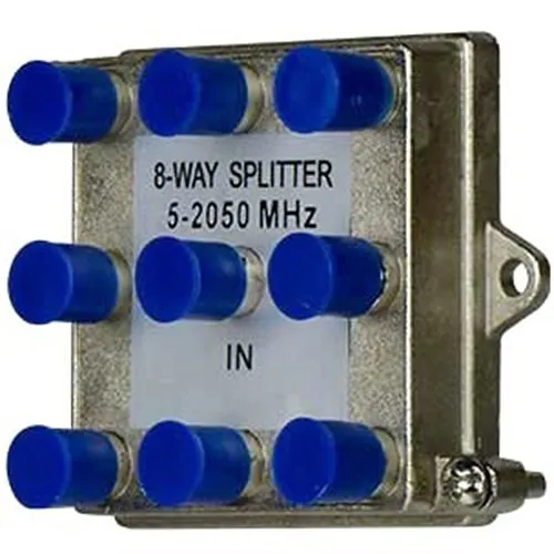 On-Q VM0208 8-Way Vertical Coax Splitter, 2GHz