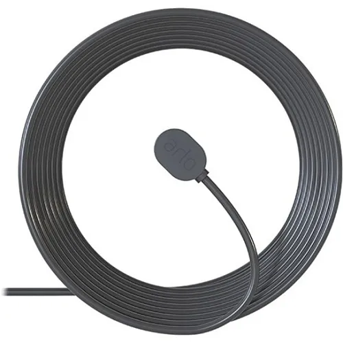 Arlo VMA5601C-100NAS Outdoor Magnetic Charging Cable, 25', Black