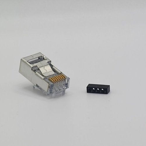 Sentinel 111S08080016-34 CAT5e Shielded RJ45 Connector, Clear