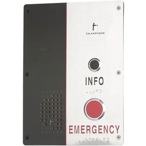 Talkaphone VOIP-600EI 600 Series Dual Button Emergency / Info IP Call Station