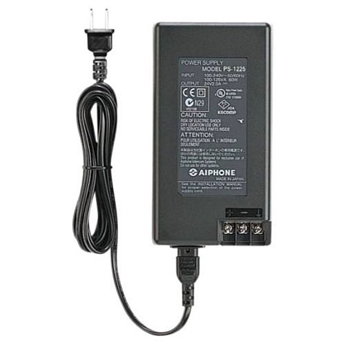 Aiphone PS-1225UL Power Supply, UL Listed, 12VDC, 2.5A