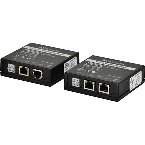 Altronix Pace1PRMT Long-Range Ethernet Single-Port Adapter Kit, 100Mbps, Passes PoE/PoE+
