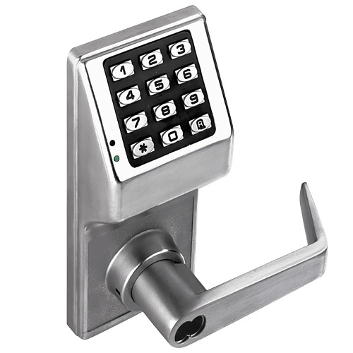 Alarm Lock DL2700IC US26D Electronic Digital Lock, Accepts IC Core, Satin Chrome