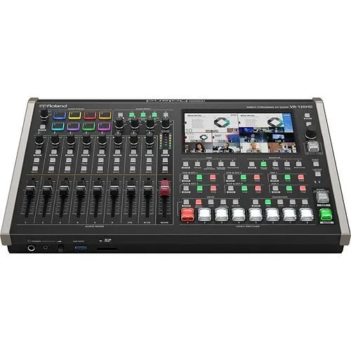 Roland VR-120HD Portable Pro Hybrid Event Direct Streaming AV Mixer