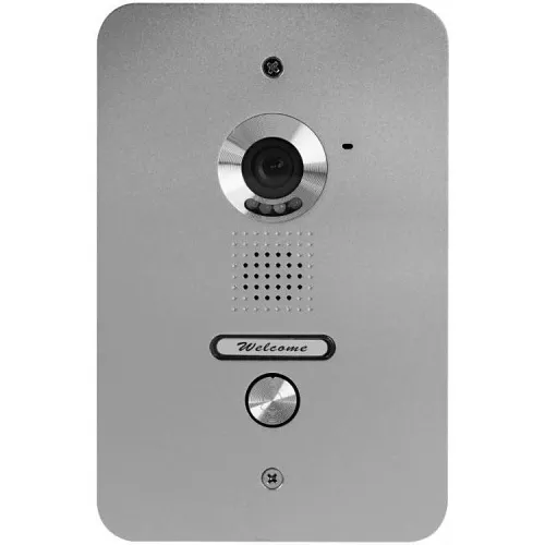 Alpha VR237FS 1-Button Flush Video Station, SL Station, Silver