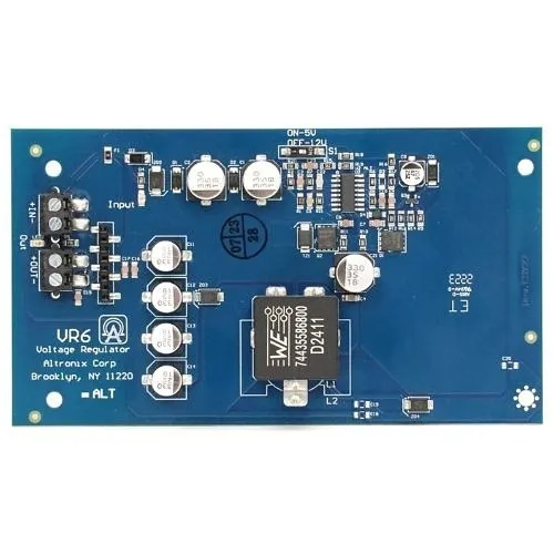 Altronix VR6 Voltage Regulator, Converts 24VDC input into 5VDC or 12VDC output
