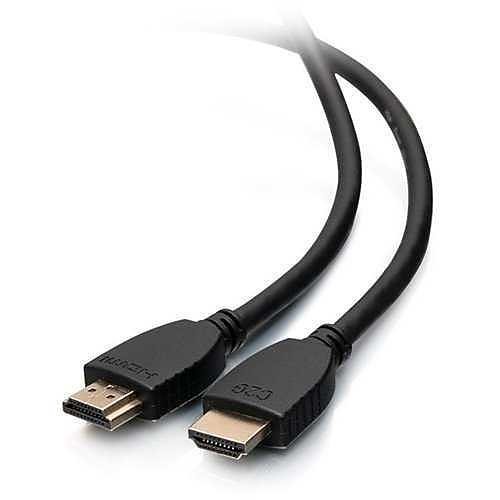 C2G CG56782 Core Series High Speed HDMI Cable with Ethernet, 4K 60Hz, M/M, Black, 3'