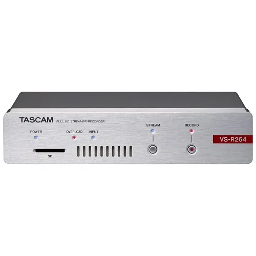 TASCAM VS-R264 HD Video Streamer Encoder, Decoder and SD Recorder
