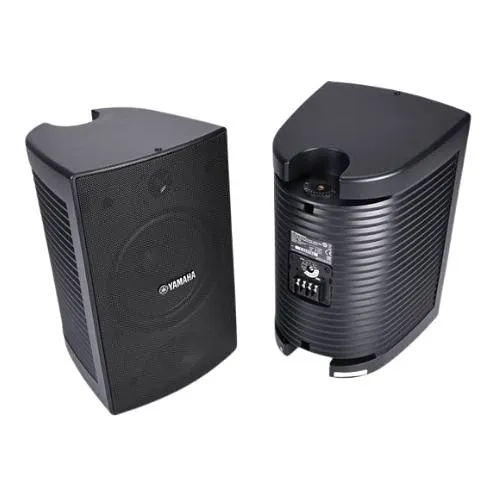 Yamaha VS6 6" 2-Way Surface Mount Outdoor Loudspeaker, 70V, Black, Pair