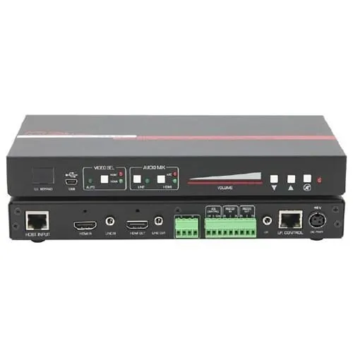 Hall VSA-X21 HD BaseT Receiver with Integrated Switcher, Audio Amp and Controller with IP