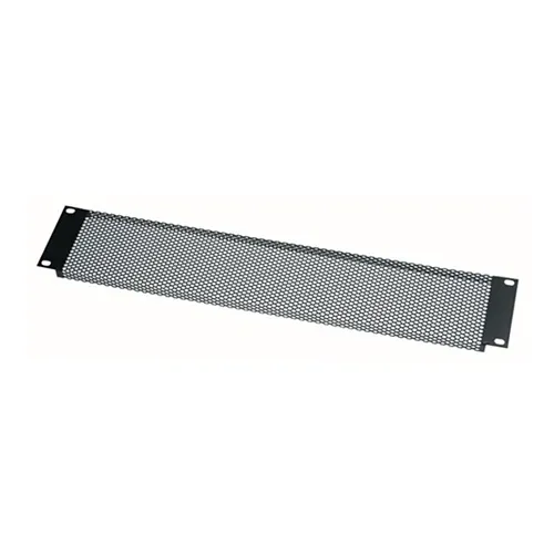 Middle Atlantic VT2 2U RMS Vented Rack Panel, Perforated with 64% Open Area, Flanged