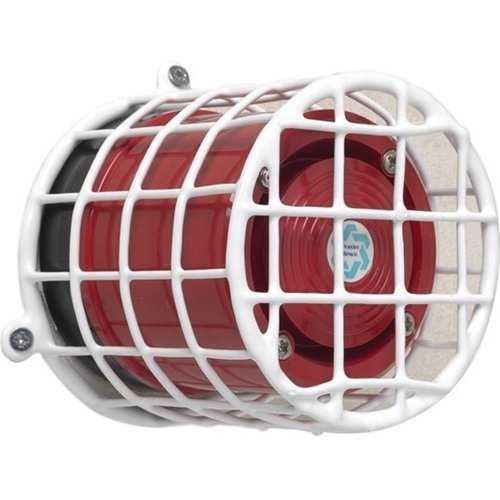 STI 9615 Beacon and Sounder Cage, 3.75"H 3.75"W 3.5"D, White