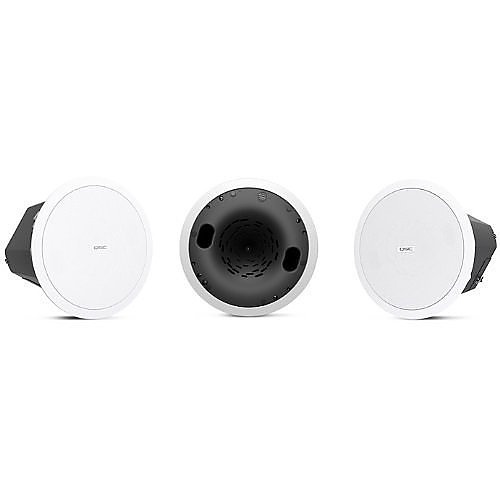 QSC AD-C6T-HC AcousticDesign Series 6.5" 2-Way Ceiling Mount Loudspeaker, 75° Coverage, 120W, White