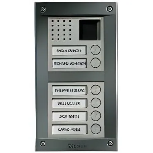 Comelit VV6S Vandalcom Push Button Audio / Video Entry Panel, 6-Button, Surface Mount