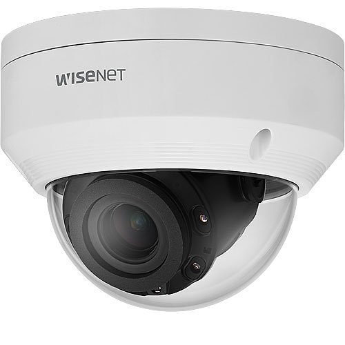 Hanwha ANV-L6082R A-Series 2MP WDR Outdoor IR Dome IP Camera, 3.2-10mm Motorized Varifocal Lens, White