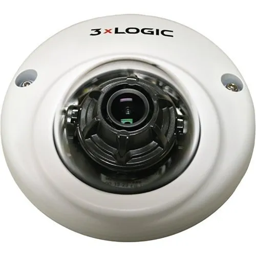 3xLOGIC VX-2A-IMD-X-AS VISIX 2MP Mini Dome IP Camera, 2.8mm Lens, White
