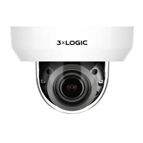 3xLOGIC VX-2M-ID-RIAW 2MP Indoor Dome Low Light IR Camera with HDMI Output, 2.8-12mm Varifocal Lens