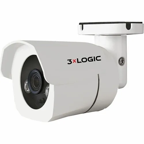 3xLOGIC VX-5M4-MB-IW-S1TB 5MP Outdoor Mini Bullet with True WDR and 1TB SD Card, 4mm Fixed Lens