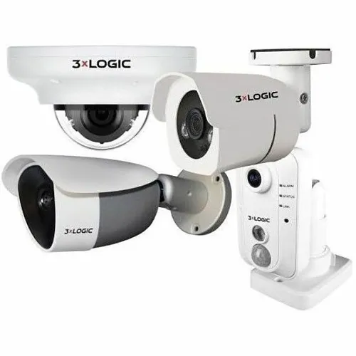 3xLOGIC VX-5M4-MB-IW-S512 5MP Outdoor Mini Bullet with True WDR and 512Gb SD Card, 4mm Fixed Lens