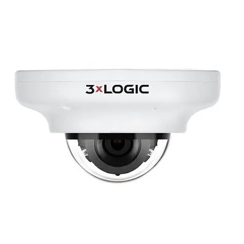 3xLOGIC VX-5M4-MD-IAW-C256 5MP Cloud Mini-Dome Camera, 4mm Lens, Indoor / Outdoor