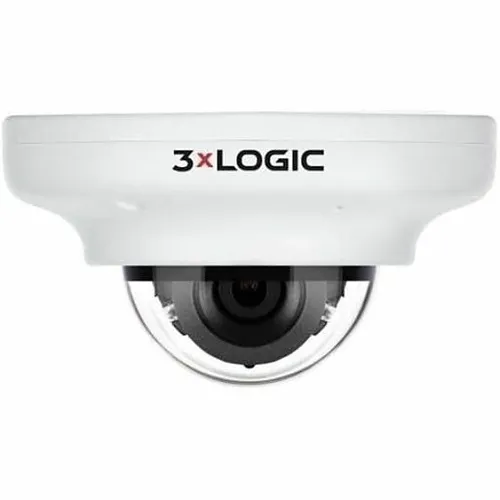 3xLOGIC VX-5M4-MD-IAW-S1TB 5MP Indoor Outdoor Vandal Proof Mini-dome with True WDR and Microphone, 1TB SD Card, 2.8mm Fixed Lens