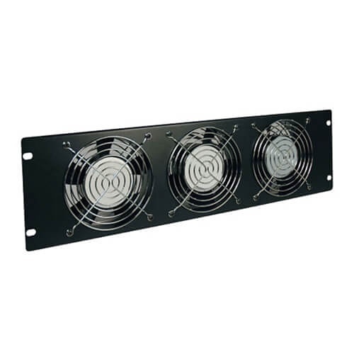 Tripp Lite SRFAN3U SmartRack 3U Fan Panel, 3x 120V High-Performance Fans, 210 CFM, 5-15P Plug