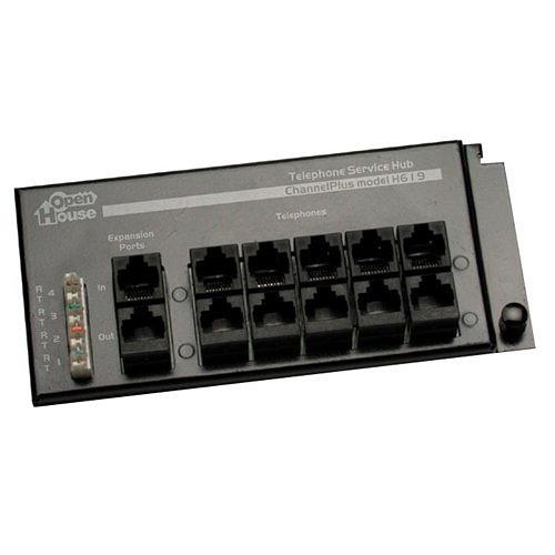 Linear H619 OpenHouse Telephone Interface Hub, Lines 12, Includes RJ-45 Expansion Jack