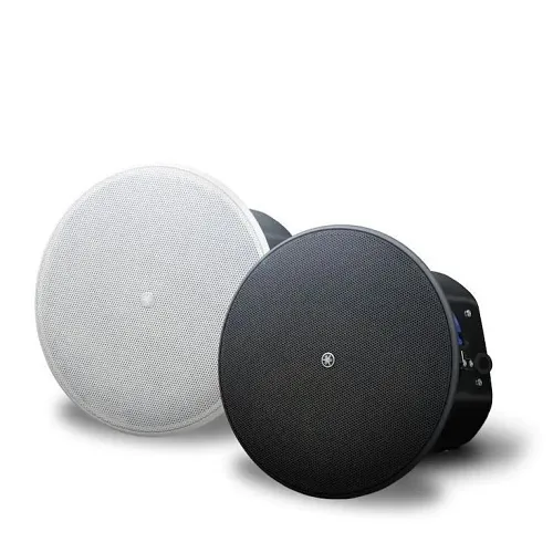 Yamaha VXC6 6.5" Cone Woofer with 0.75" Soft Dome Tweeter Ceiling Speaker, Black