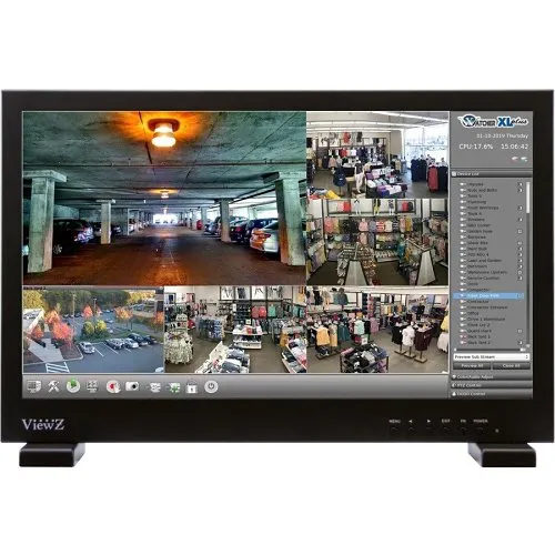 ViewZ VZ-215D2IP-L IP Call up 21.5" Full HD LED LCD Monitor, Black