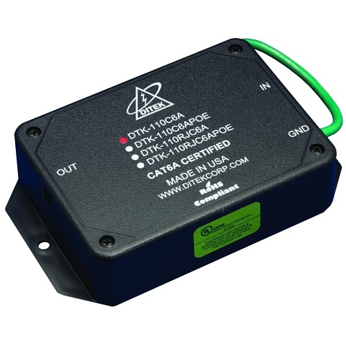 DITEK DTK-110C6A 1-Outlet Surge Protector Module