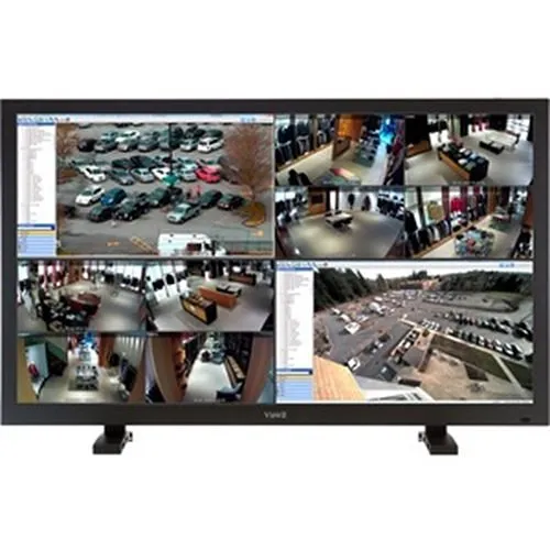 ViewZ VZ-55UHD 55" Quad View 4K UHD LED Monitor, Black